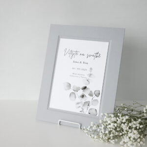 Deska potažená plátnem pro vaše sdělení